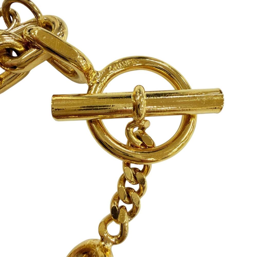 CHANEL Vintage Metal Icon Charm 7-Strand Bangle Bracelet, Gold, Weight 205g, ... - Picture 7 of 9